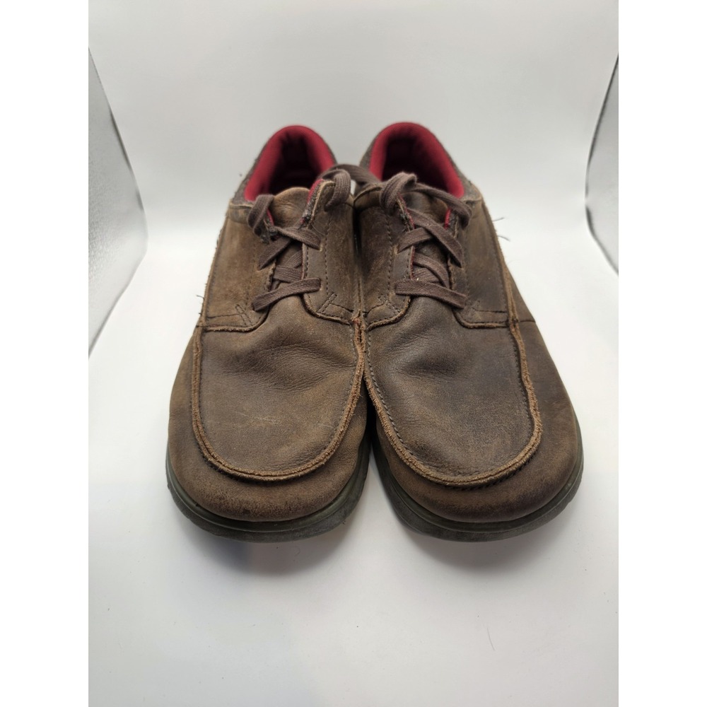 Patagonia Shoes Mens Size 11.5 Leather Espresso Chukka Moc Toe Casual Comfort